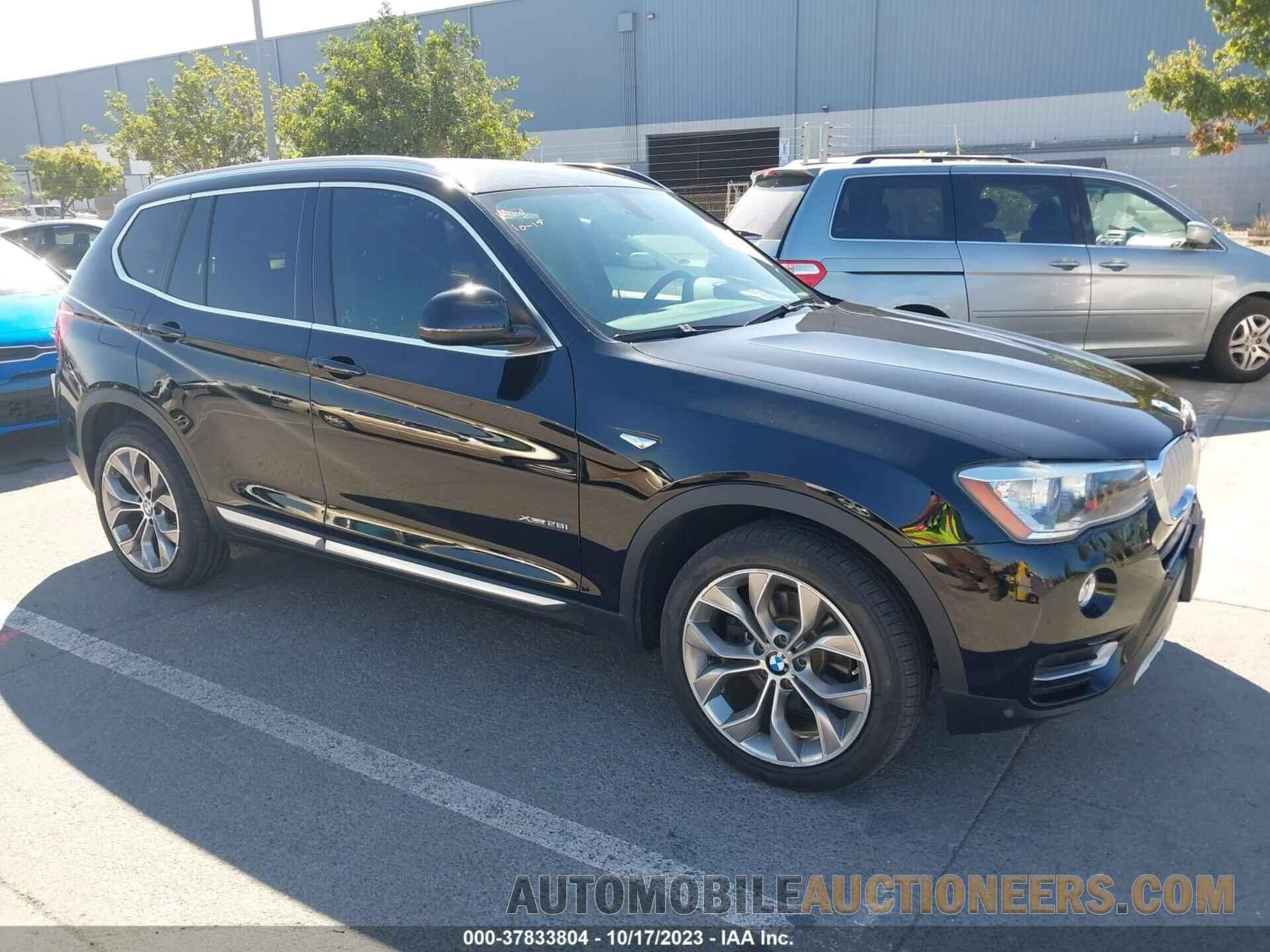 5UXWX9C57H0T03126 BMW X3 2017