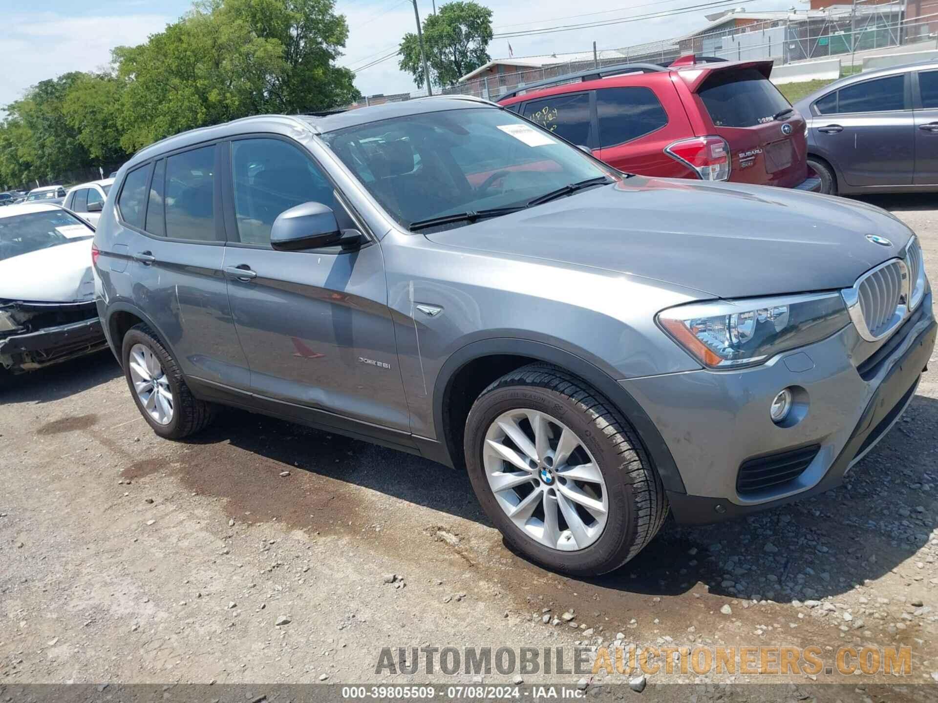 5UXWX9C57H0T09766 BMW X3 2017