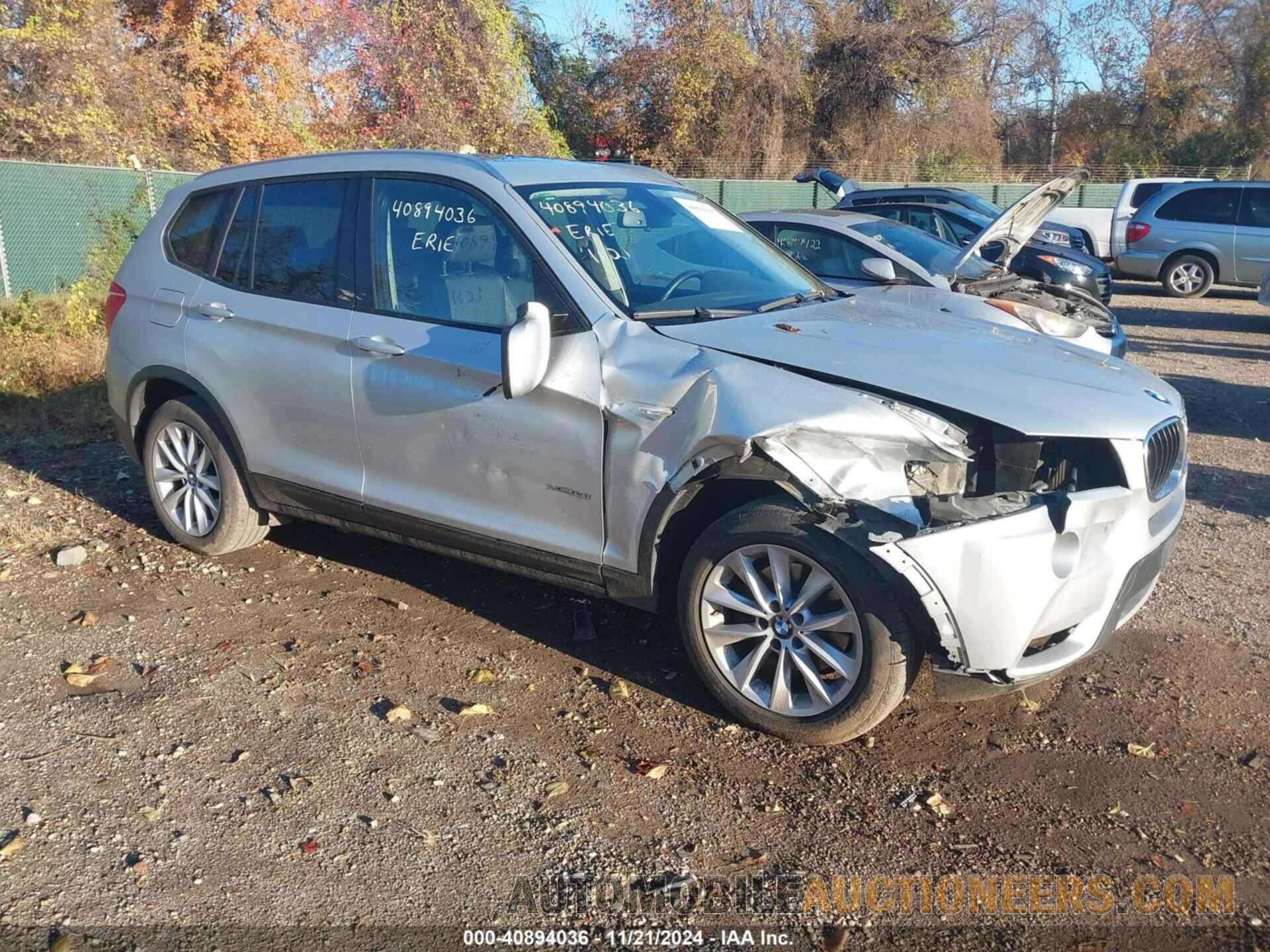 5UXWX9C58D0A14267 BMW X3 2013