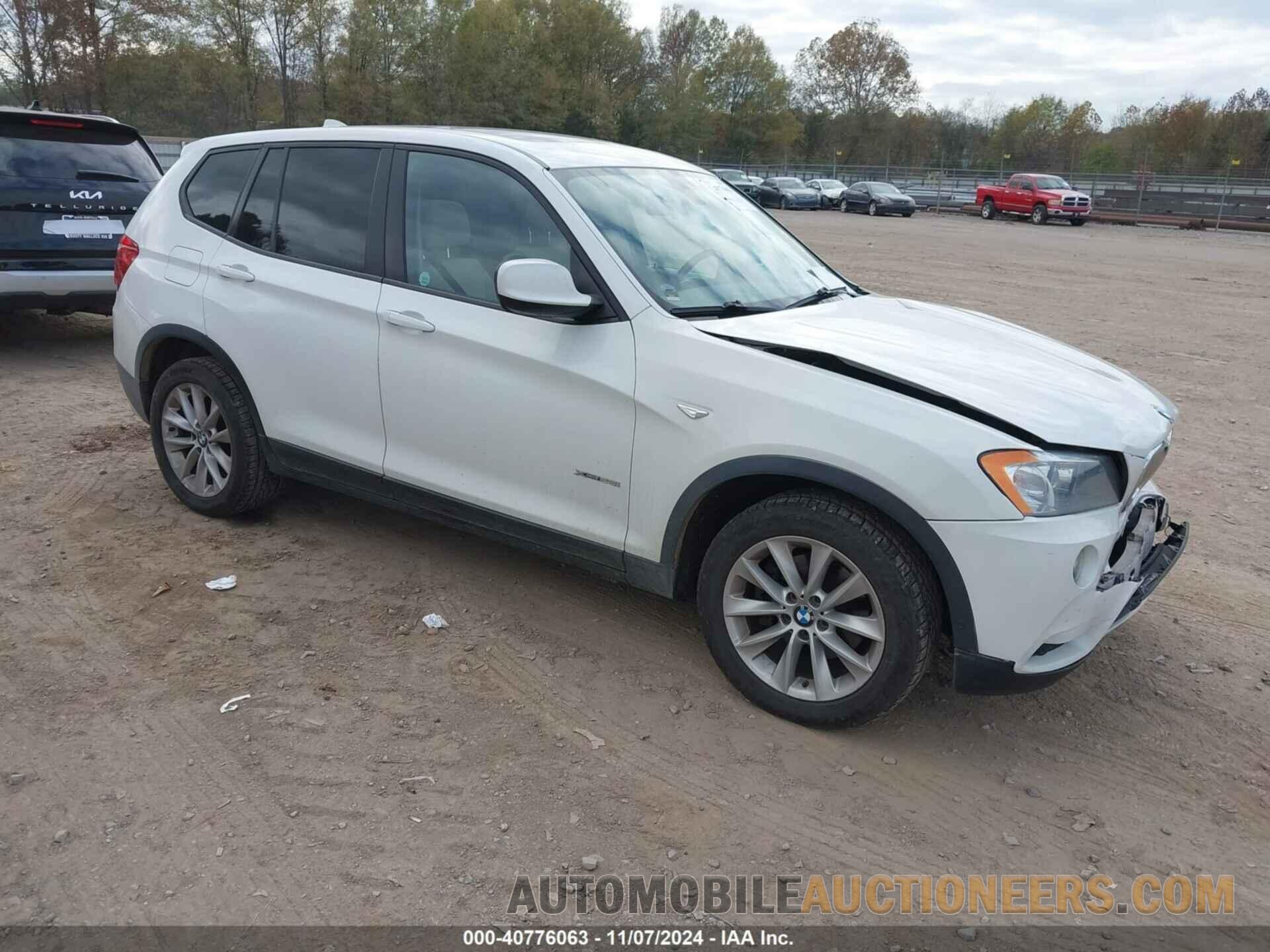 5UXWX9C58D0A17752 BMW X3 2013