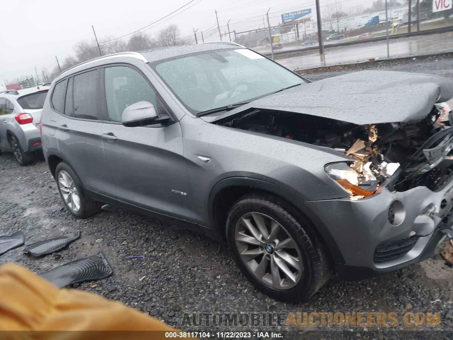 5UXWX9C58F0D44364 BMW X3 2015