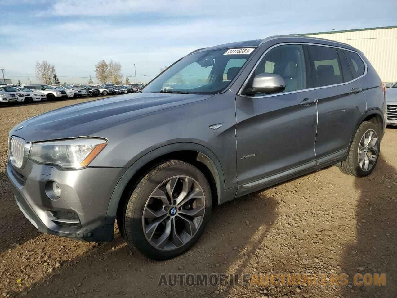 5UXWX9C58F0D44607 BMW X3 2015