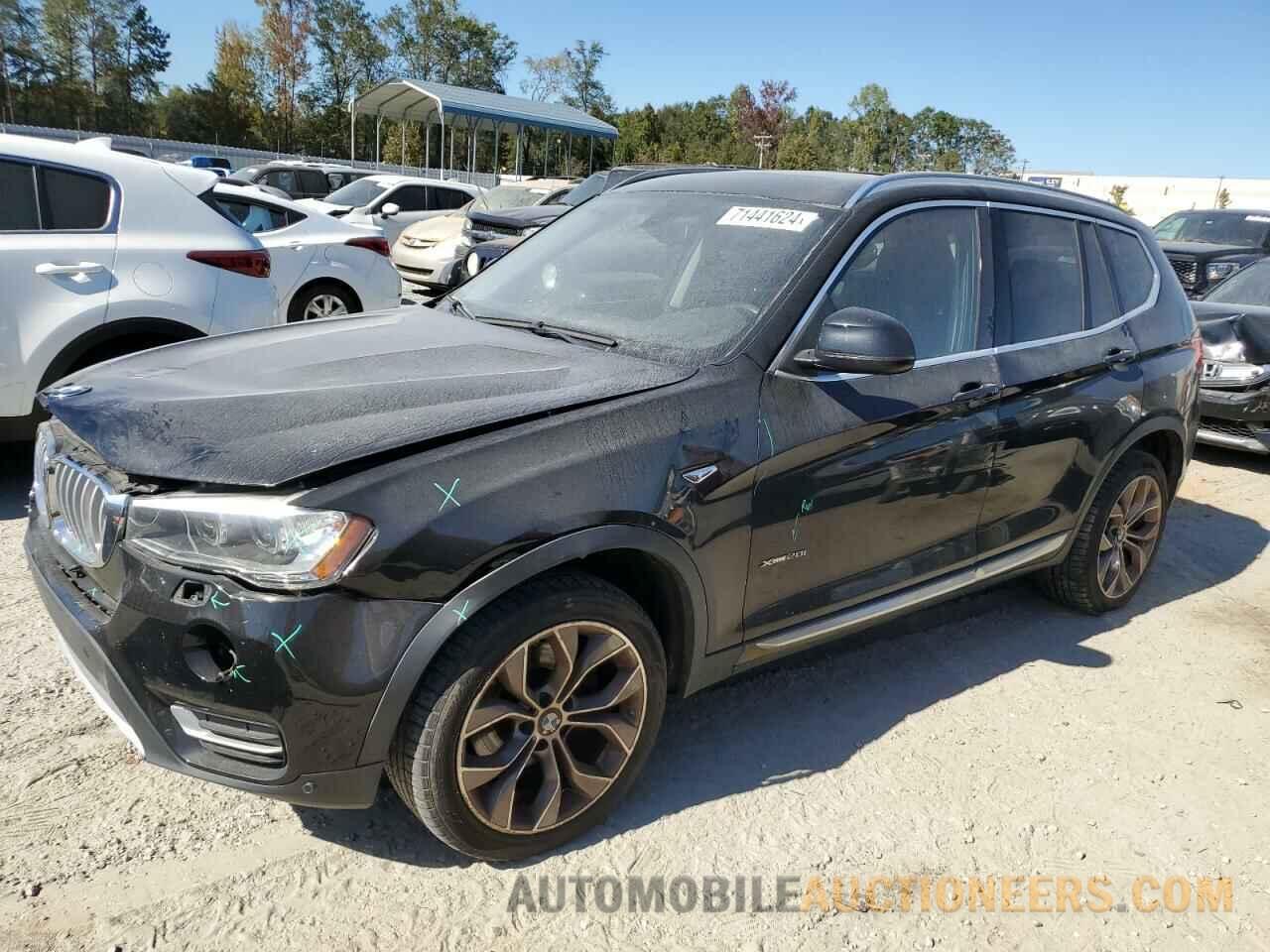 5UXWX9C58F0D45367 BMW X3 2015