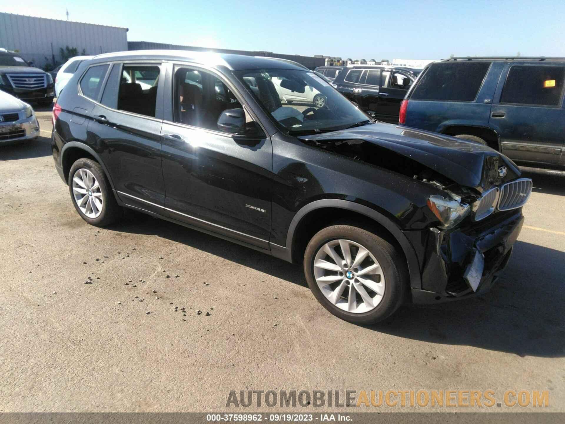 5UXWX9C58F0D45675 BMW X3 2015