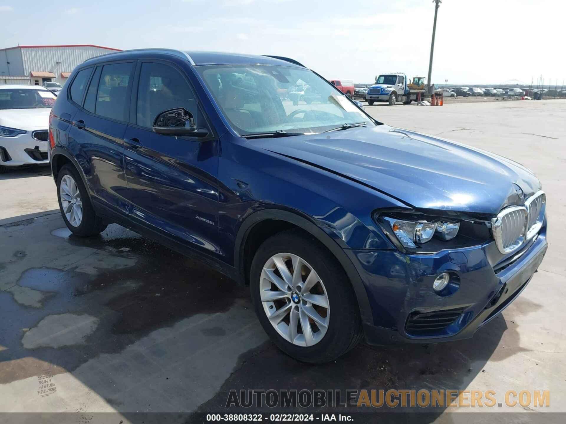 5UXWX9C58F0D45935 BMW X3 2015