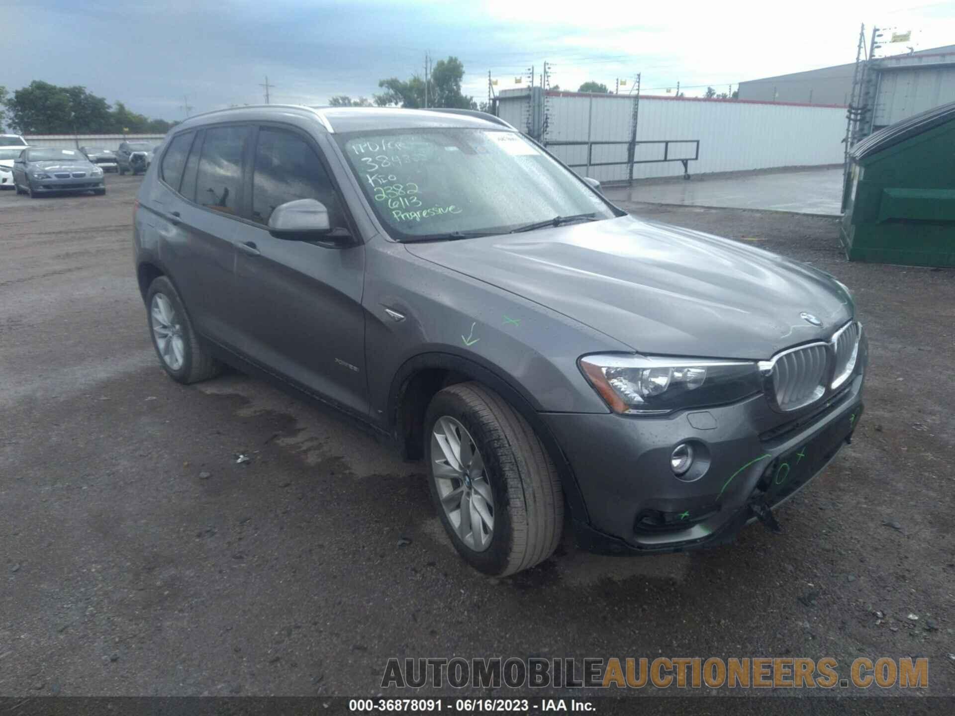 5UXWX9C58F0D47555 BMW X3 2015