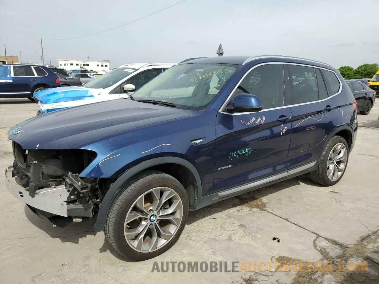 5UXWX9C58F0D50164 BMW X3 2015