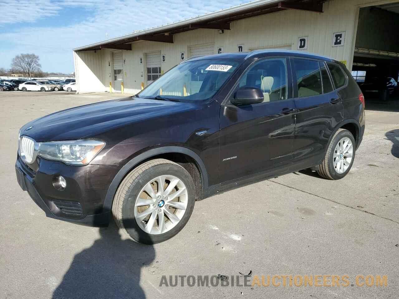 5UXWX9C58F0D53243 BMW X3 2015