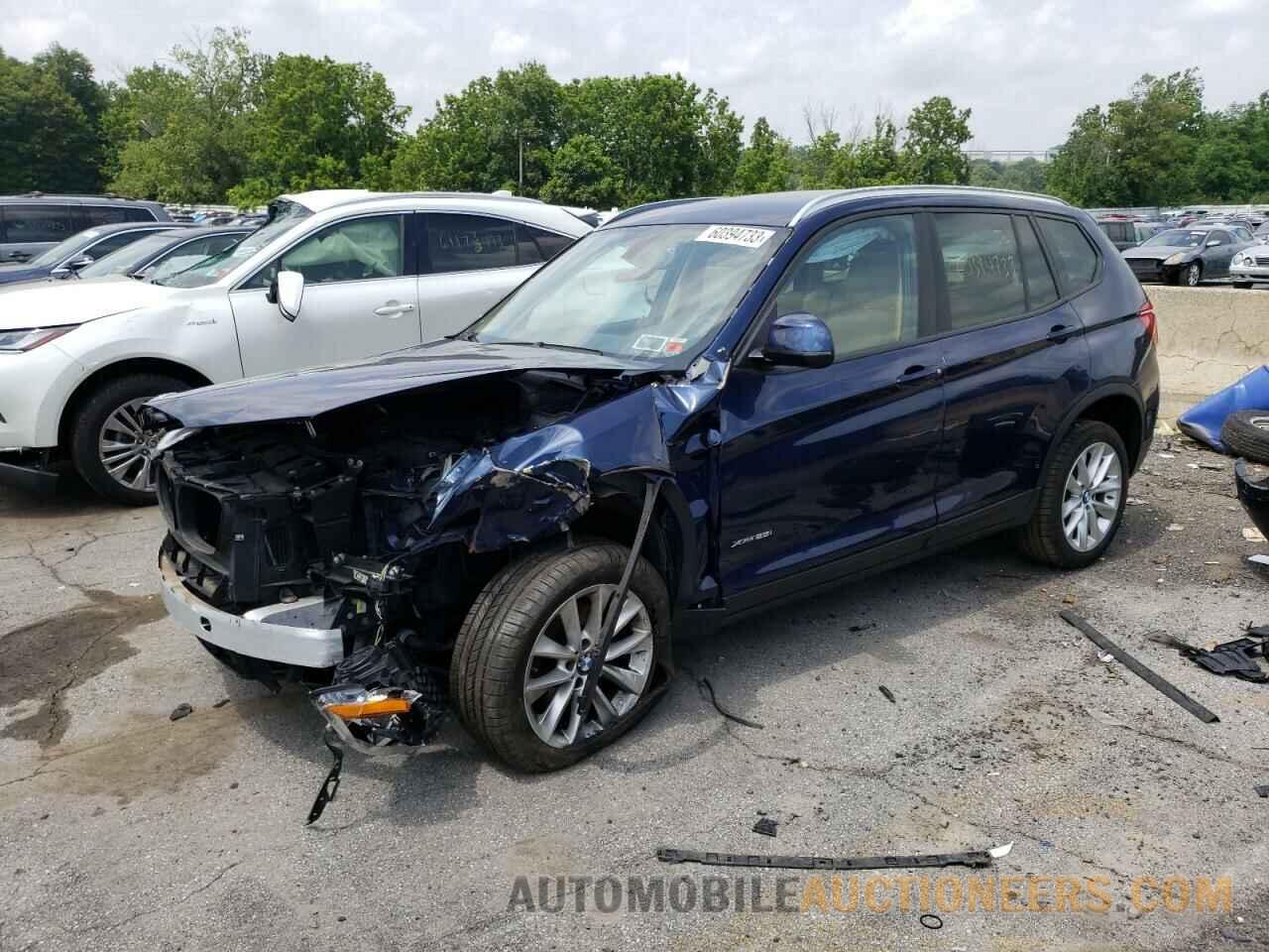 5UXWX9C58F0D61827 BMW X3 2015