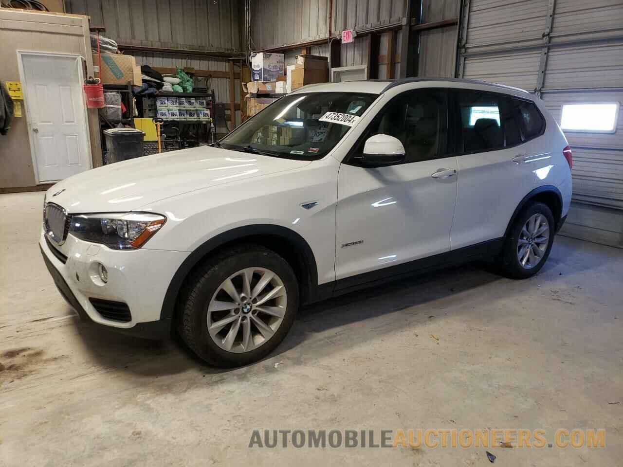 5UXWX9C58G0D64261 BMW X3 2016