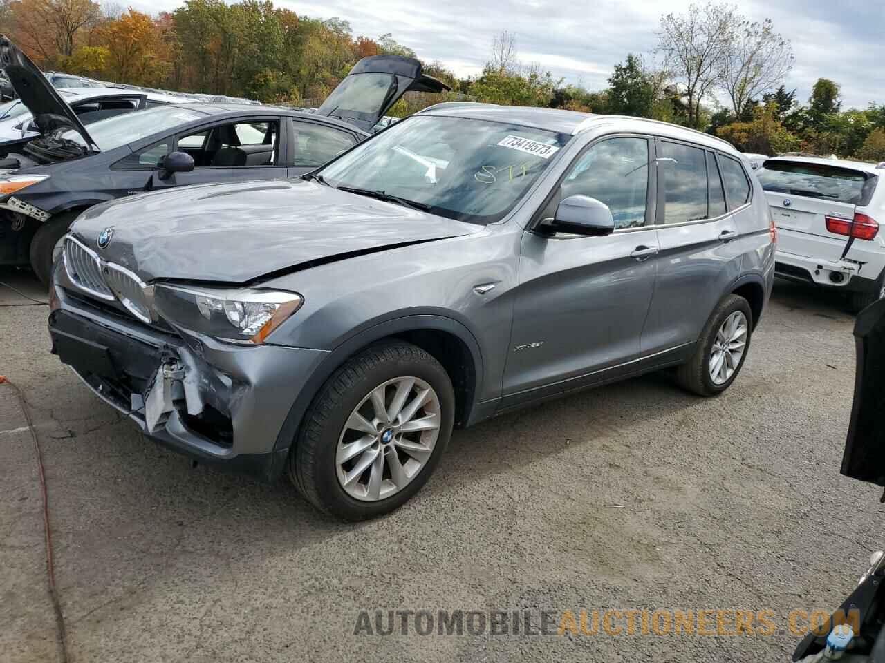 5UXWX9C58G0D66835 BMW X3 2016