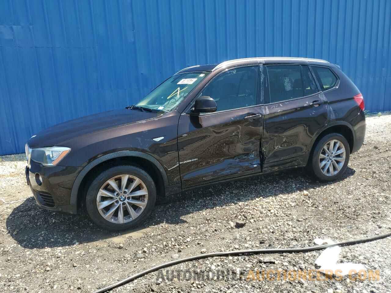 5UXWX9C58G0D68200 BMW X3 2016