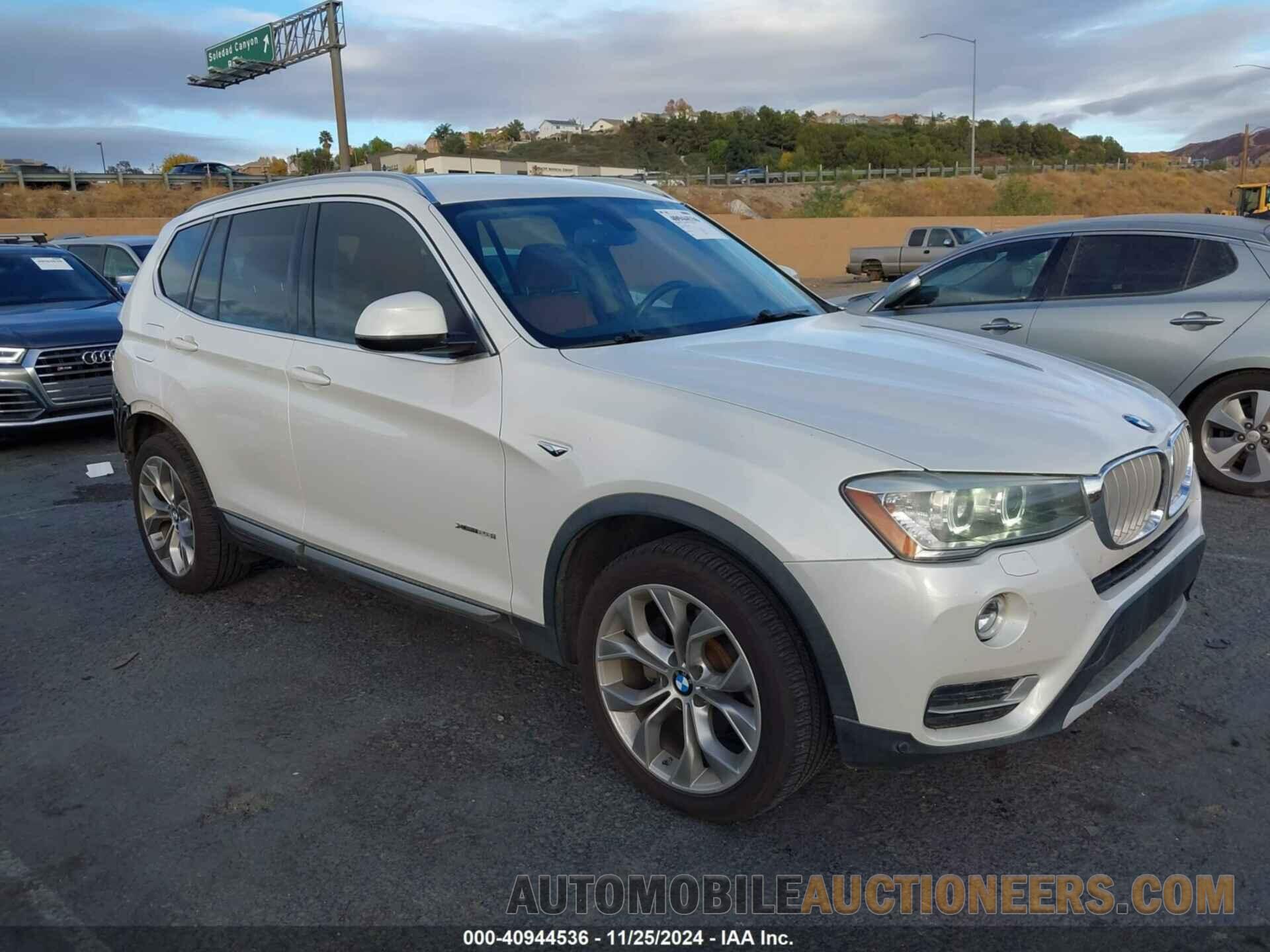 5UXWX9C58G0D70285 BMW X3 2016