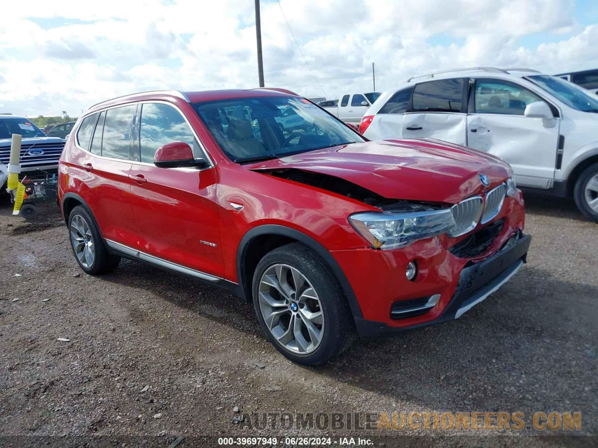 5UXWX9C58G0D70450 BMW X3 2016