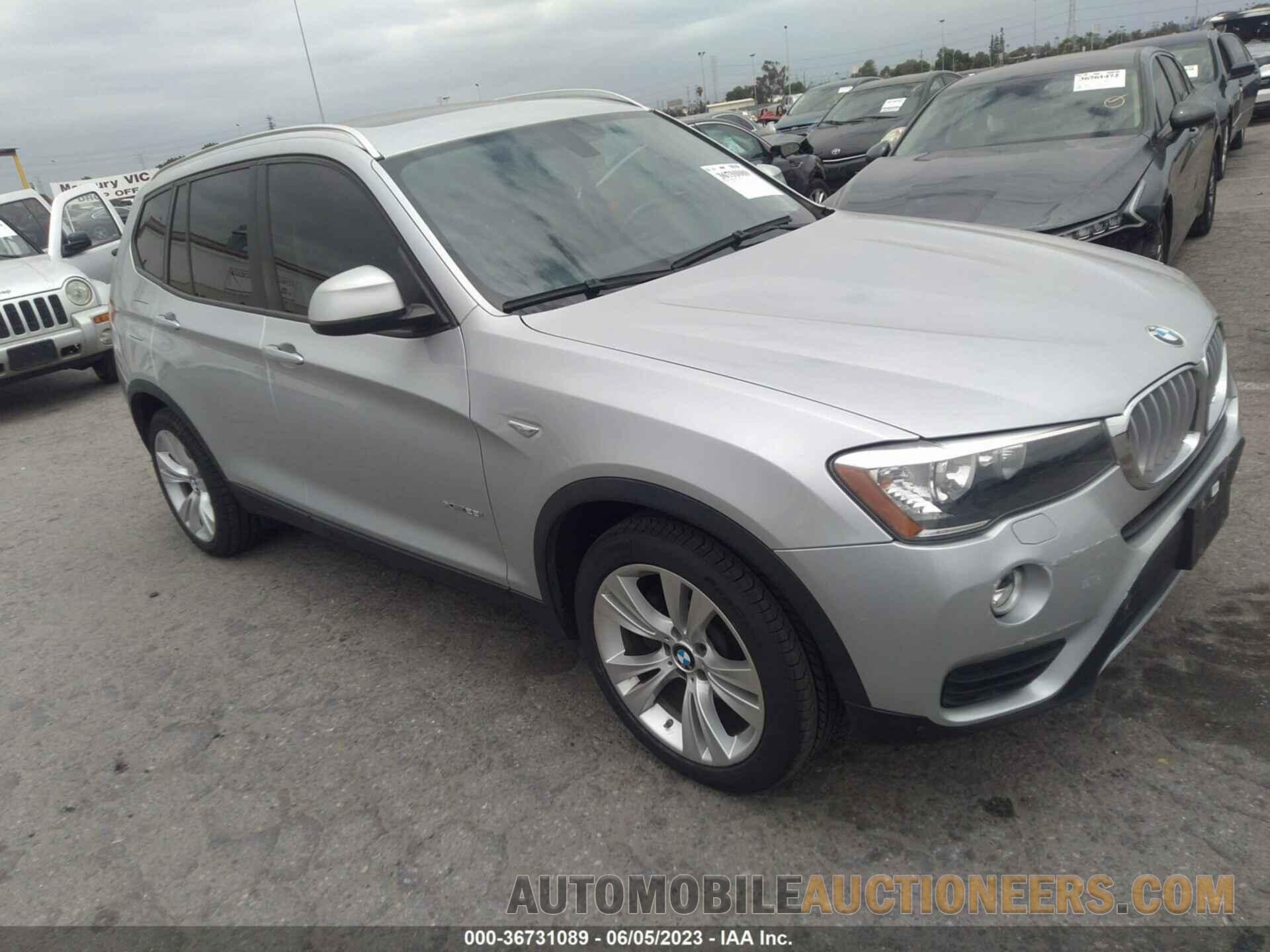 5UXWX9C58G0D70982 BMW X3 2016