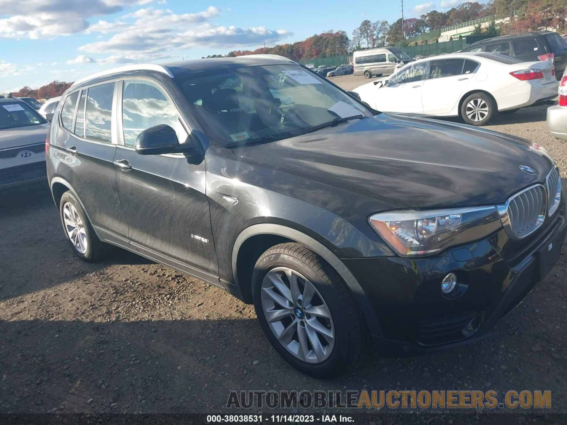 5UXWX9C58G0D71033 BMW X3 2016