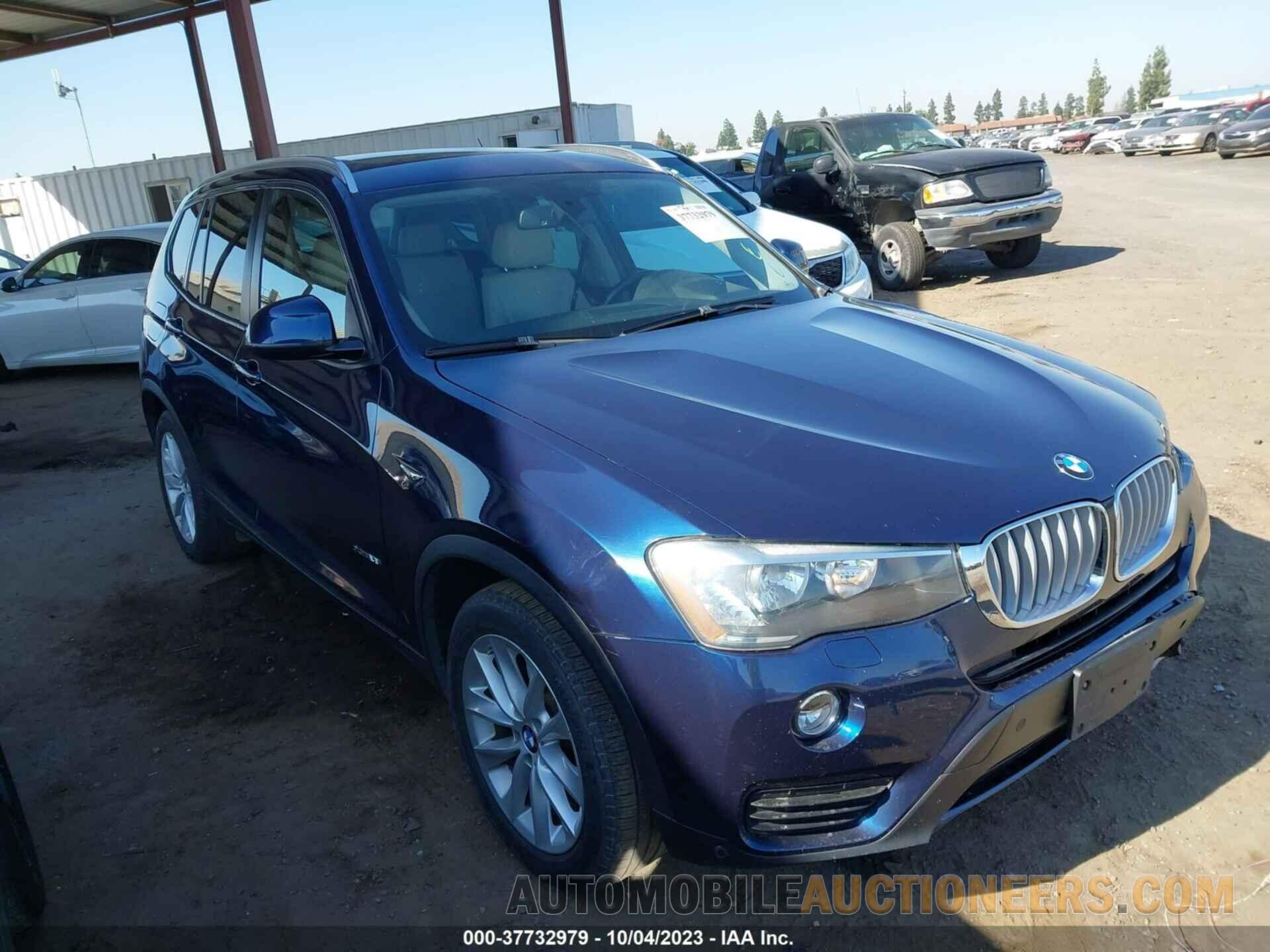 5UXWX9C58G0D71596 BMW X3 2016