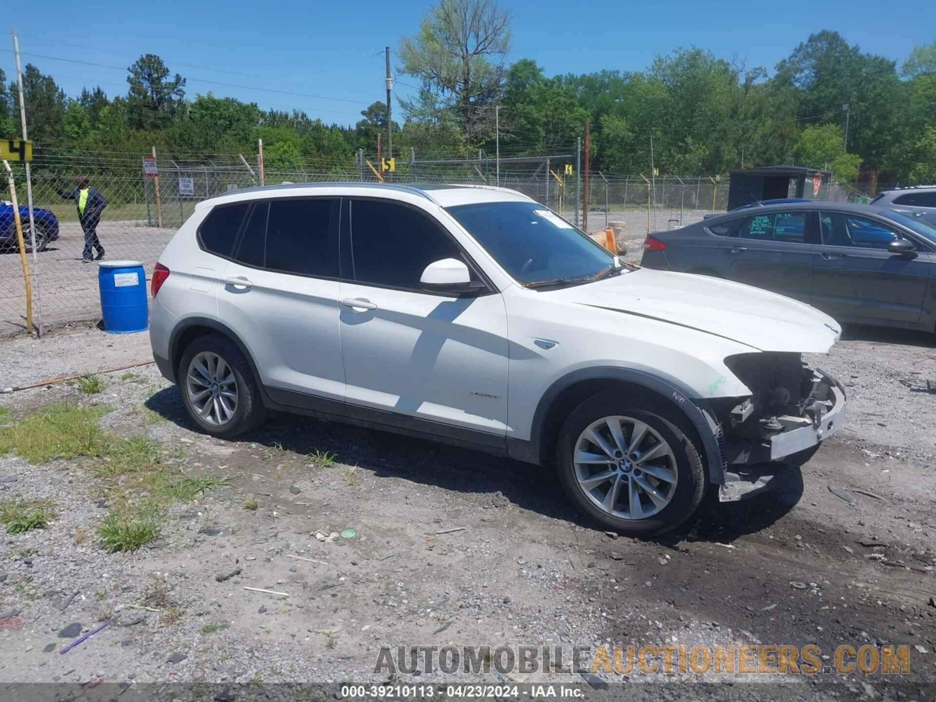 5UXWX9C58G0D72036 BMW X3 2016