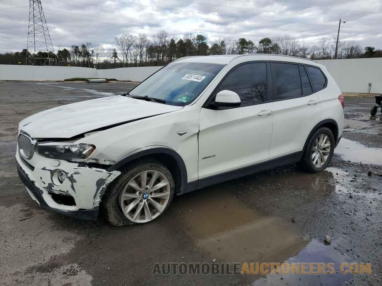 5UXWX9C58G0D72134 BMW X3 2016