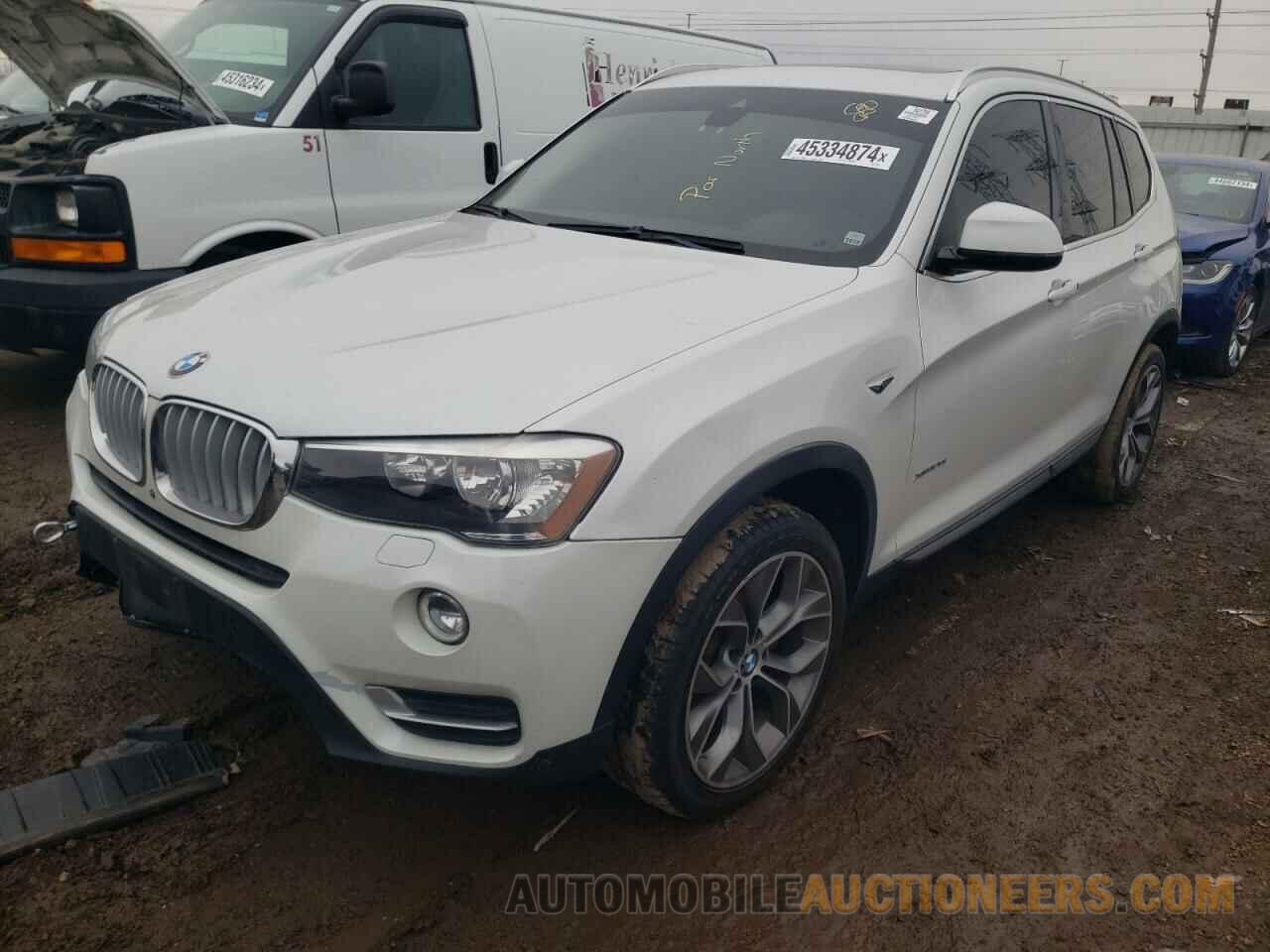 5UXWX9C58G0D75521 BMW X3 2016