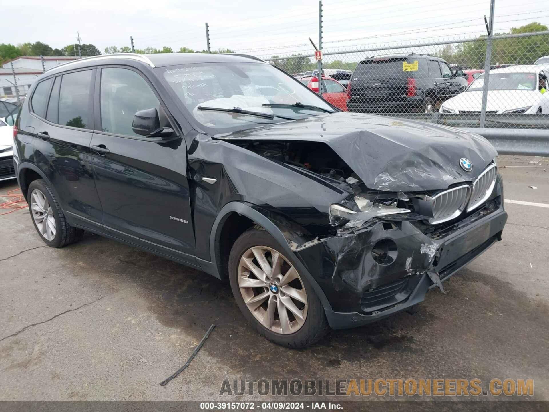 5UXWX9C58G0D78449 BMW X3 2016