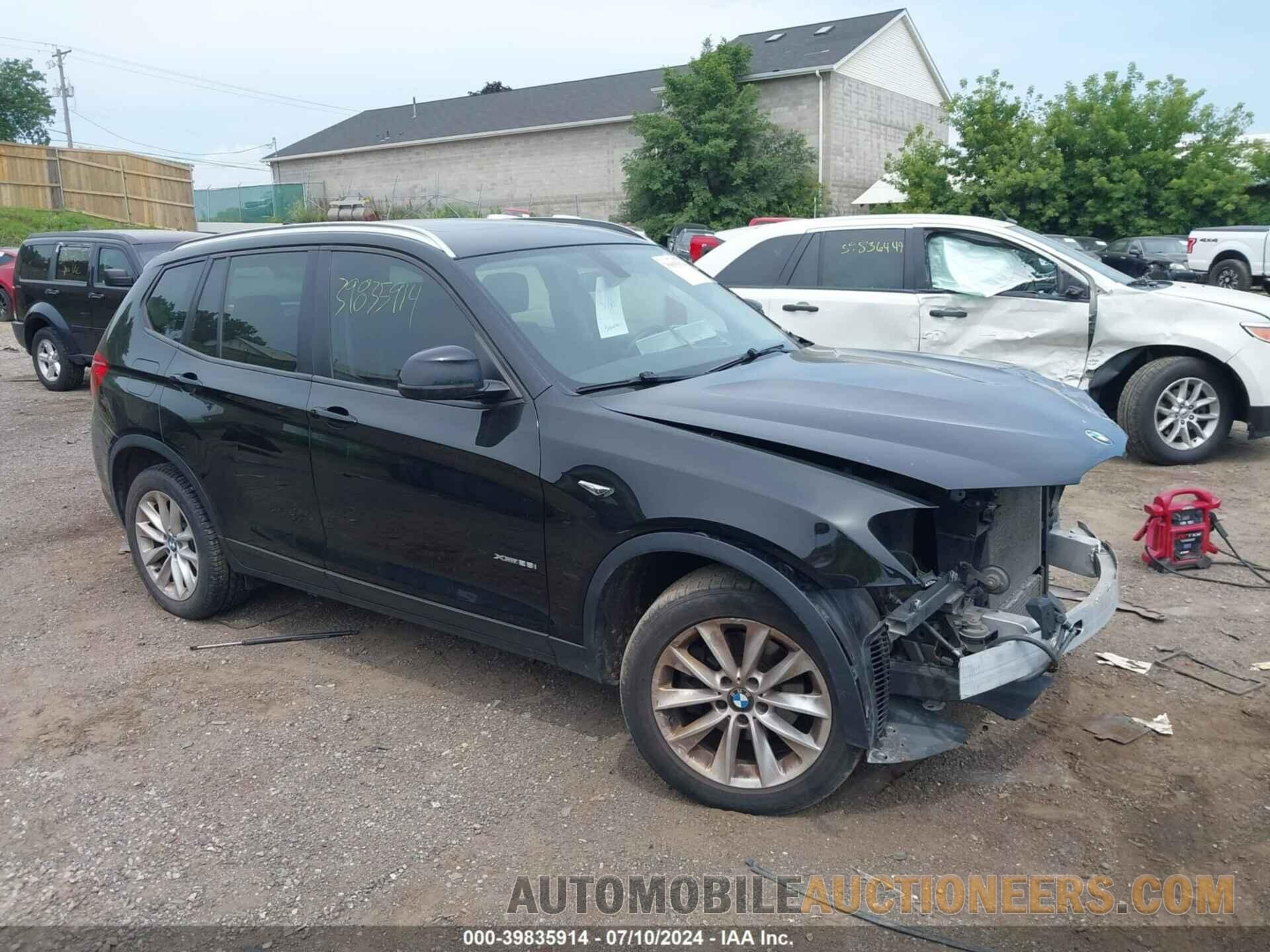 5UXWX9C58G0D80167 BMW X3 2016