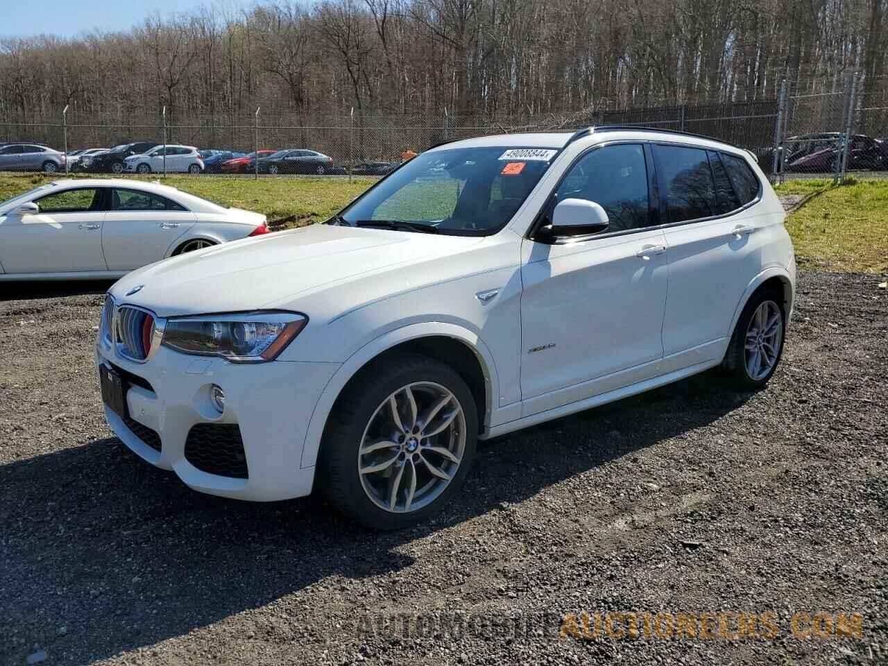 5UXWX9C58G0D81187 BMW X3 2016