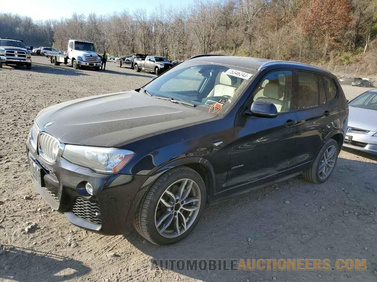 5UXWX9C58G0D82484 BMW X3 2016