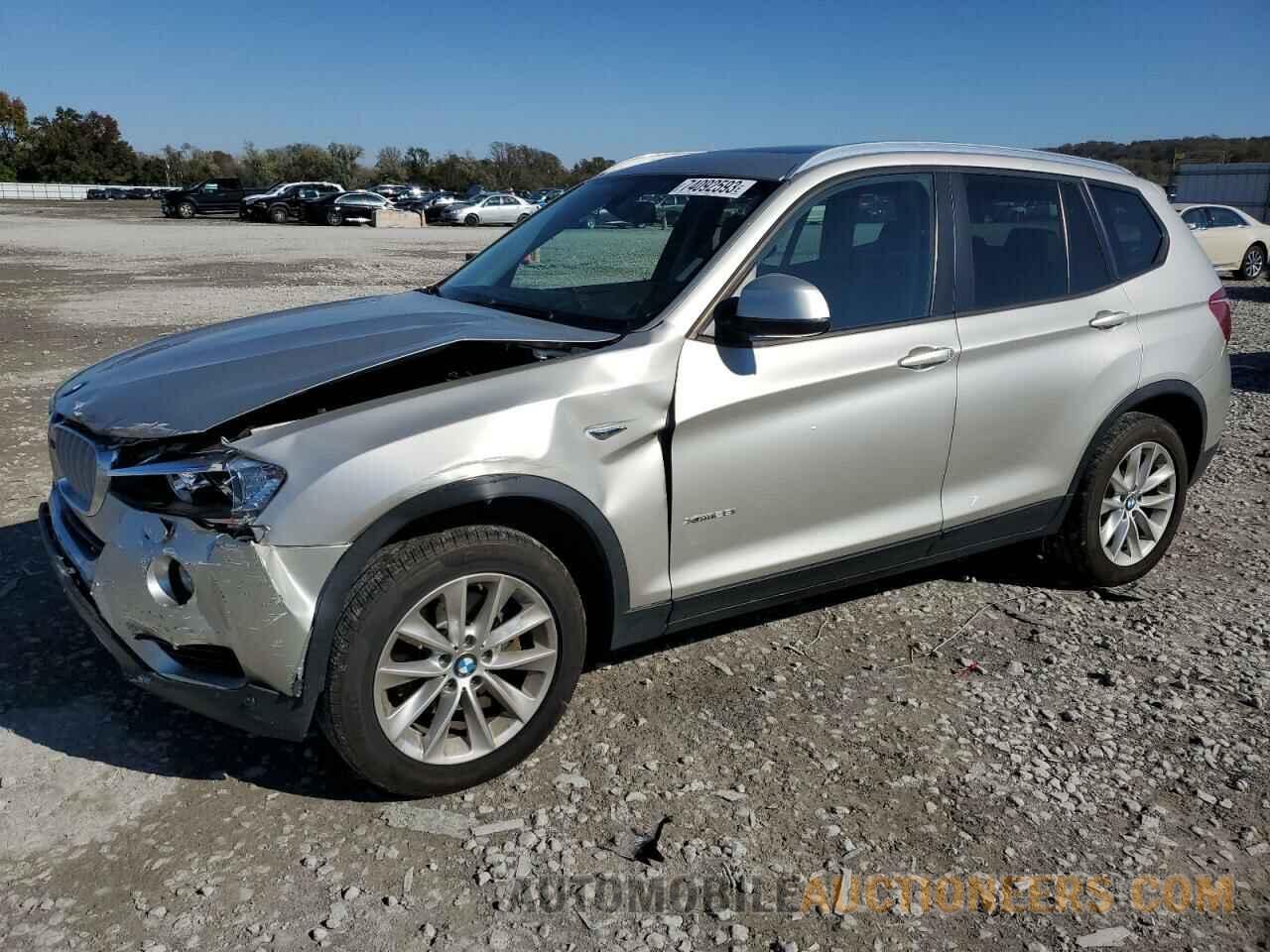 5UXWX9C58G0D85479 BMW X3 2016