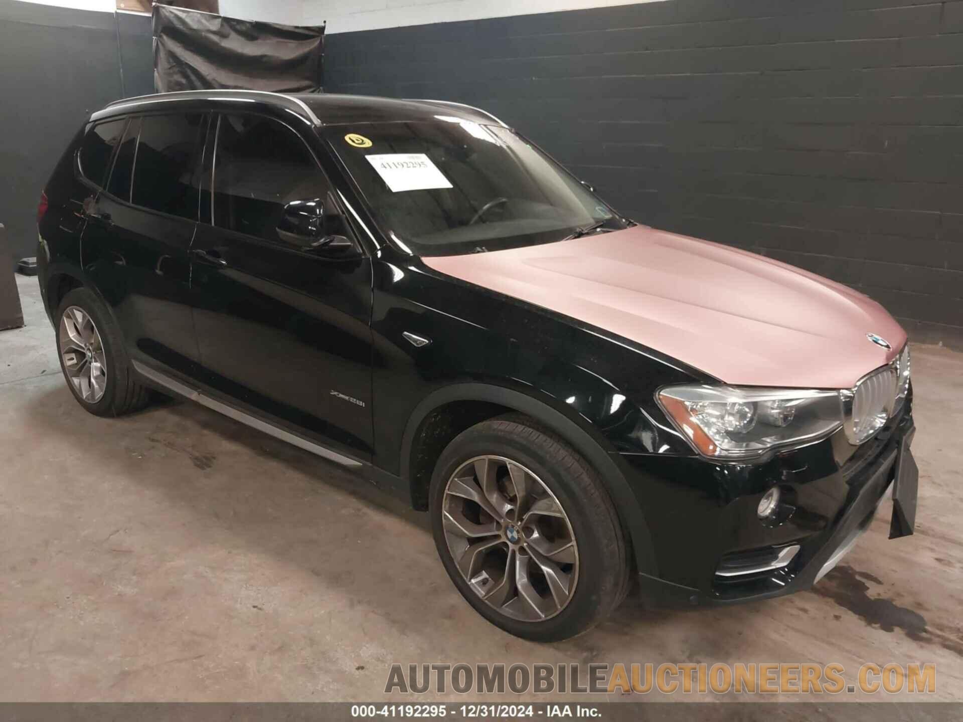 5UXWX9C58G0D86311 BMW X3 2016