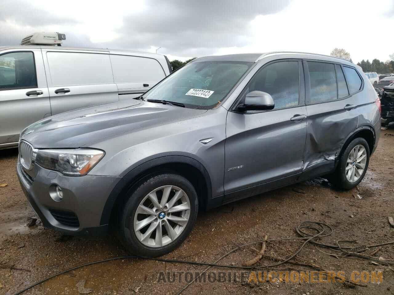 5UXWX9C58G0D88186 BMW X3 2016