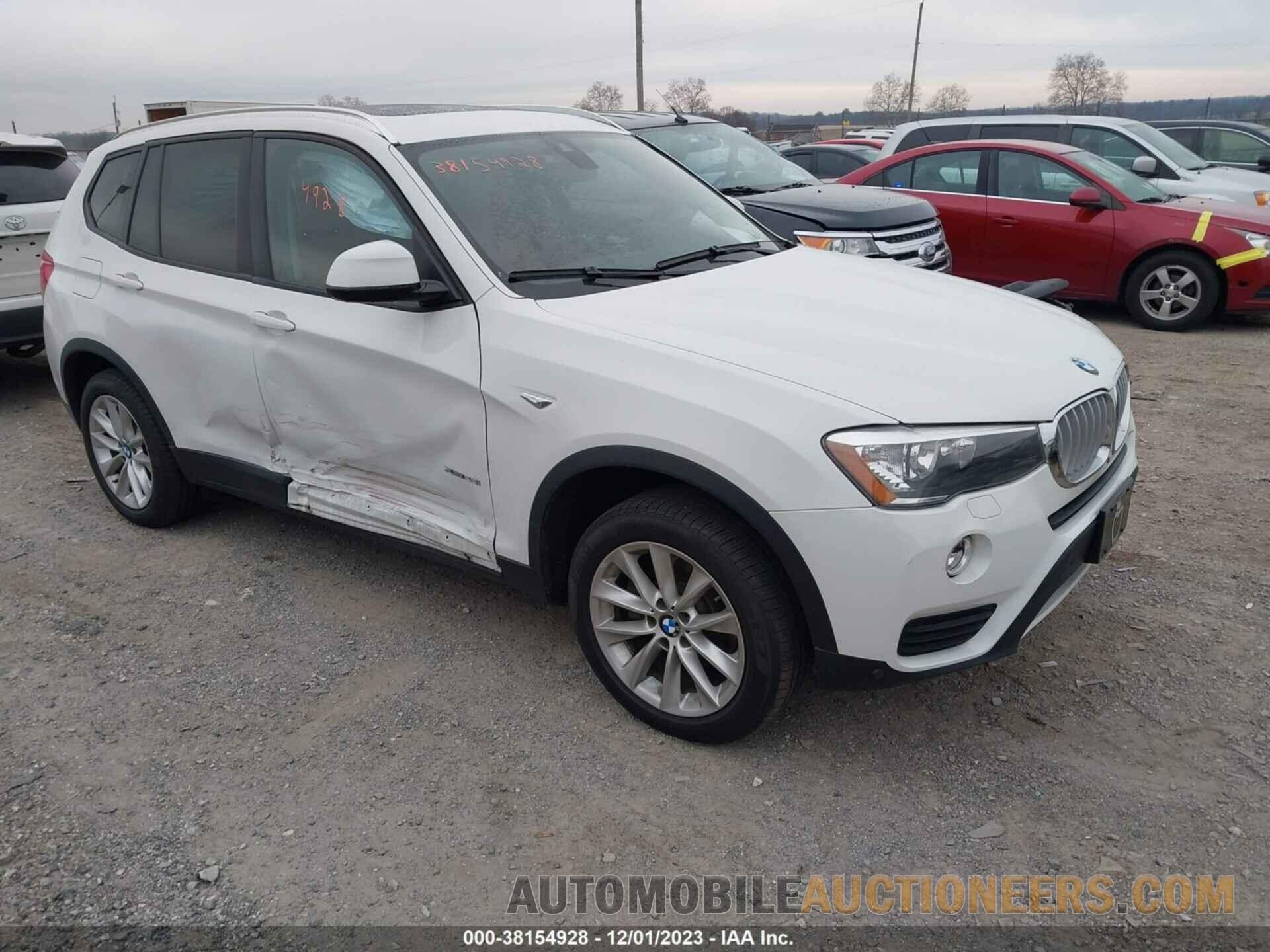 5UXWX9C58G0D91377 BMW X3 2016