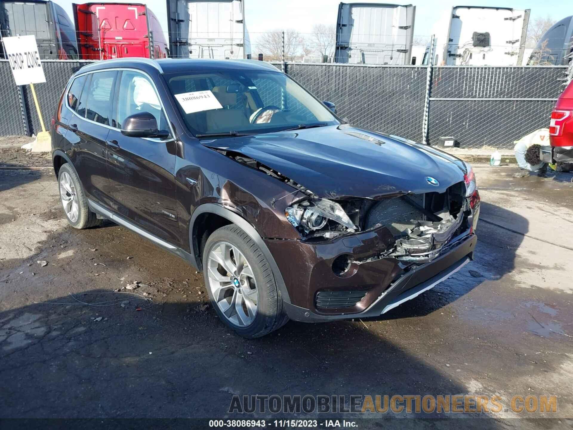 5UXWX9C58G0D91637 BMW X3 2016