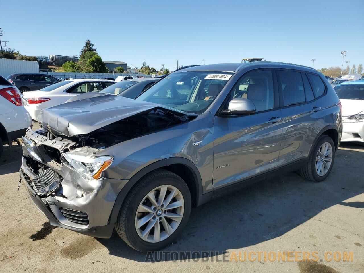 5UXWX9C58G0D95302 BMW X3 2016