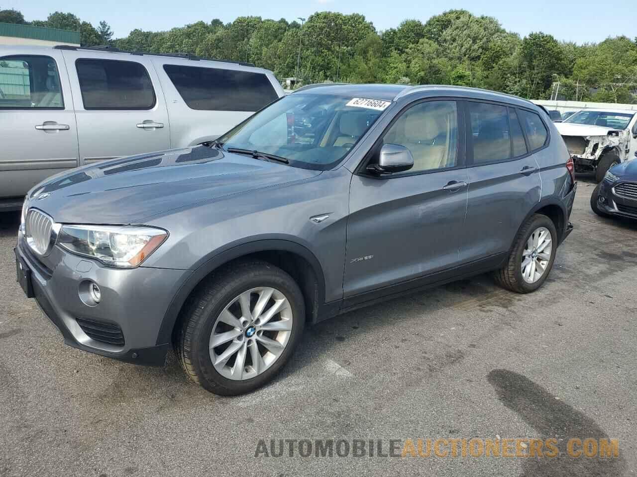 5UXWX9C58G0D95400 BMW X3 2016