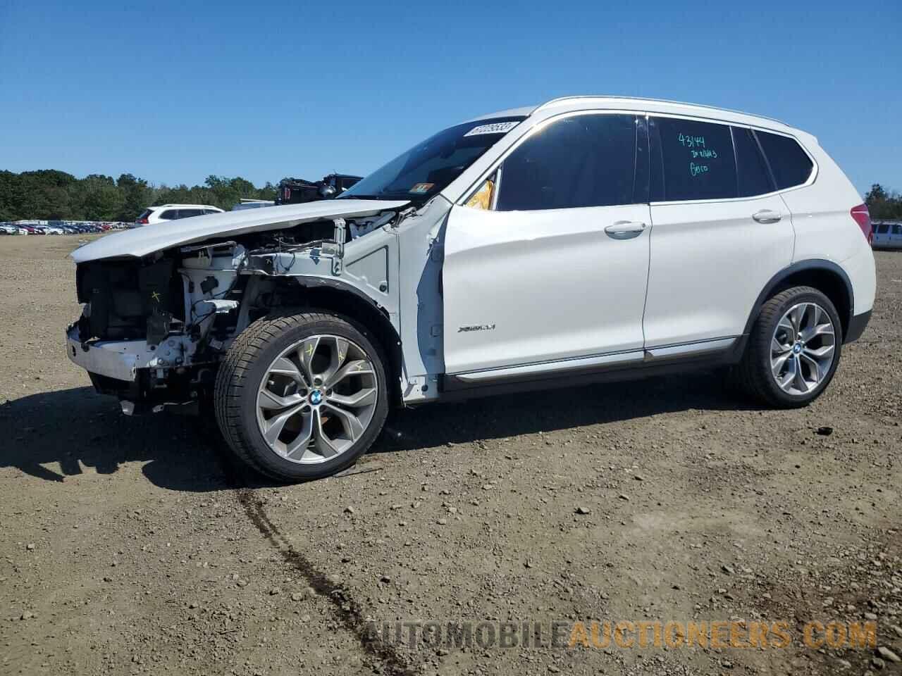 5UXWX9C58H0D97844 BMW X3 2017