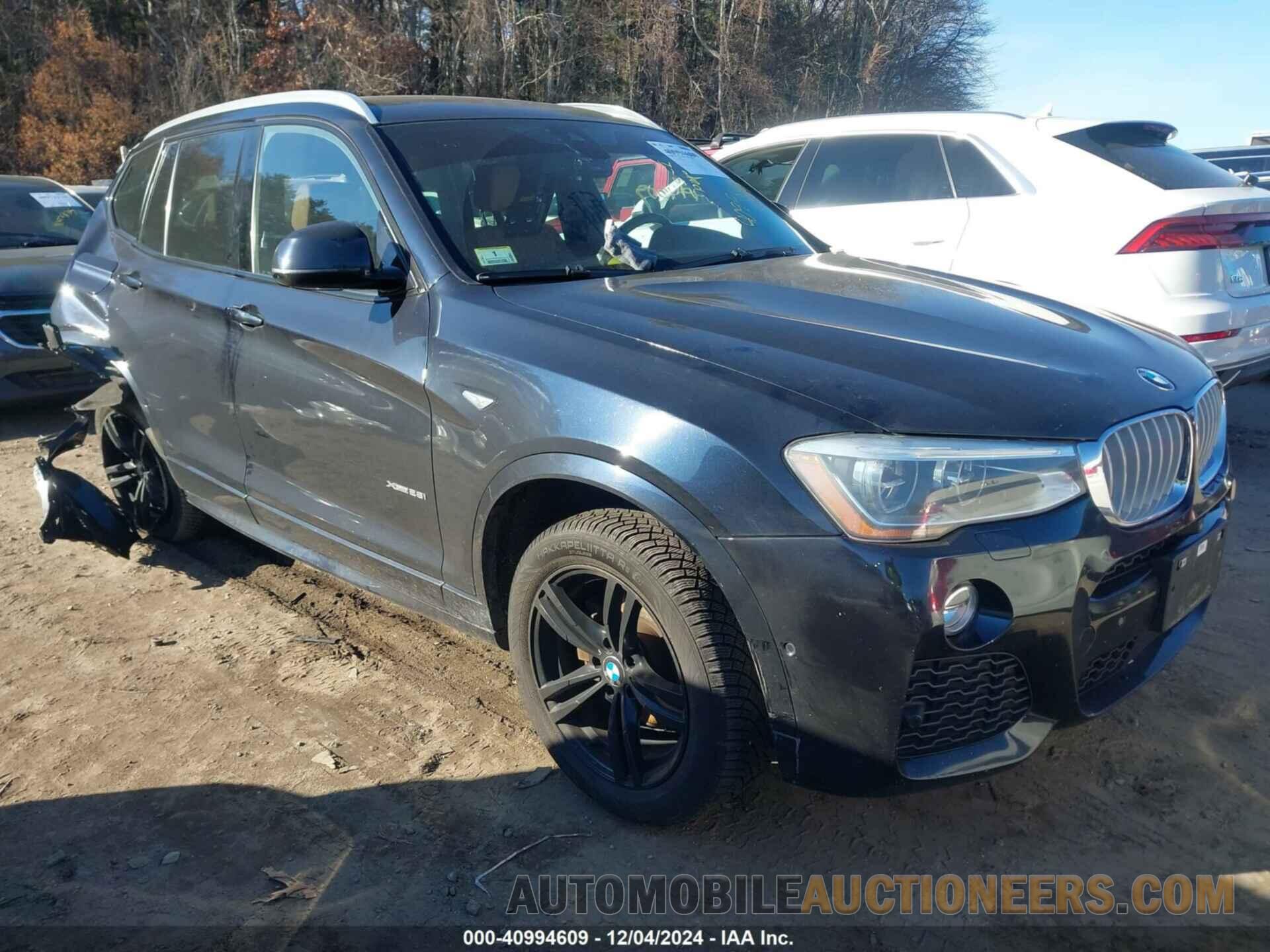 5UXWX9C58H0T02826 BMW X3 2017