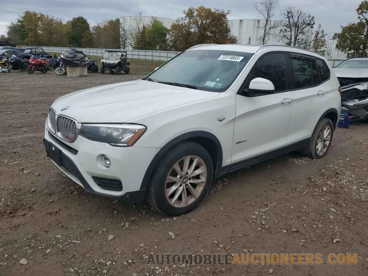 5UXWX9C58H0T04530 BMW X3 2017