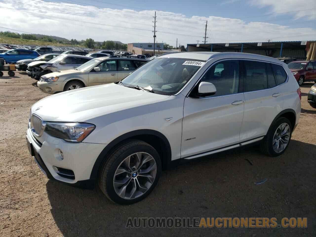 5UXWX9C58H0T06567 BMW X3 2017