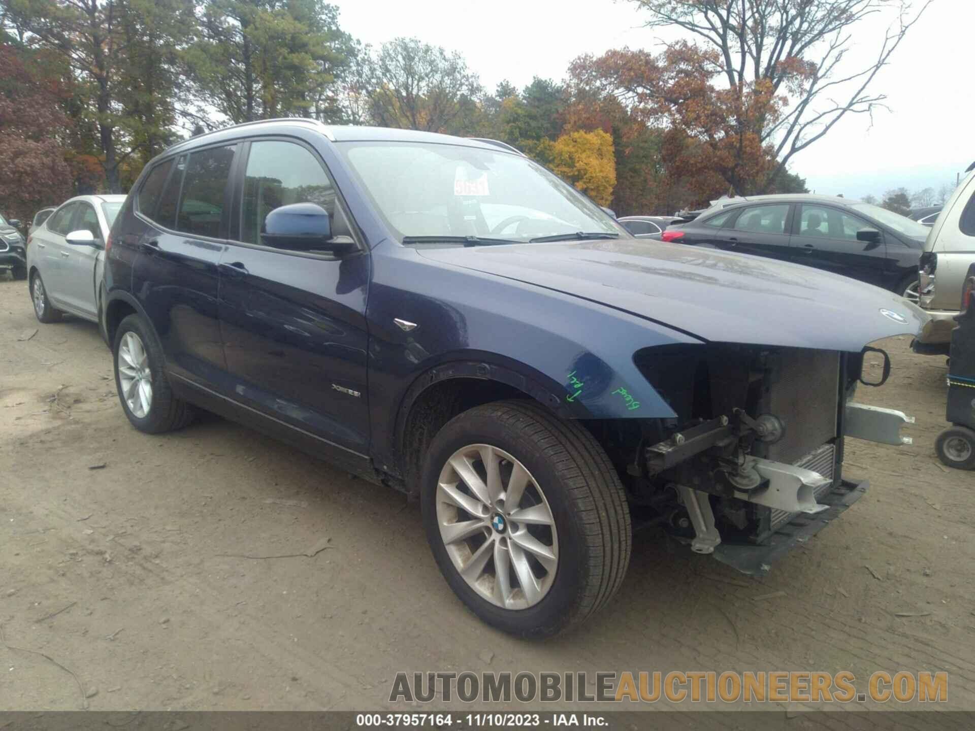 5UXWX9C58H0T08352 BMW X3 2017