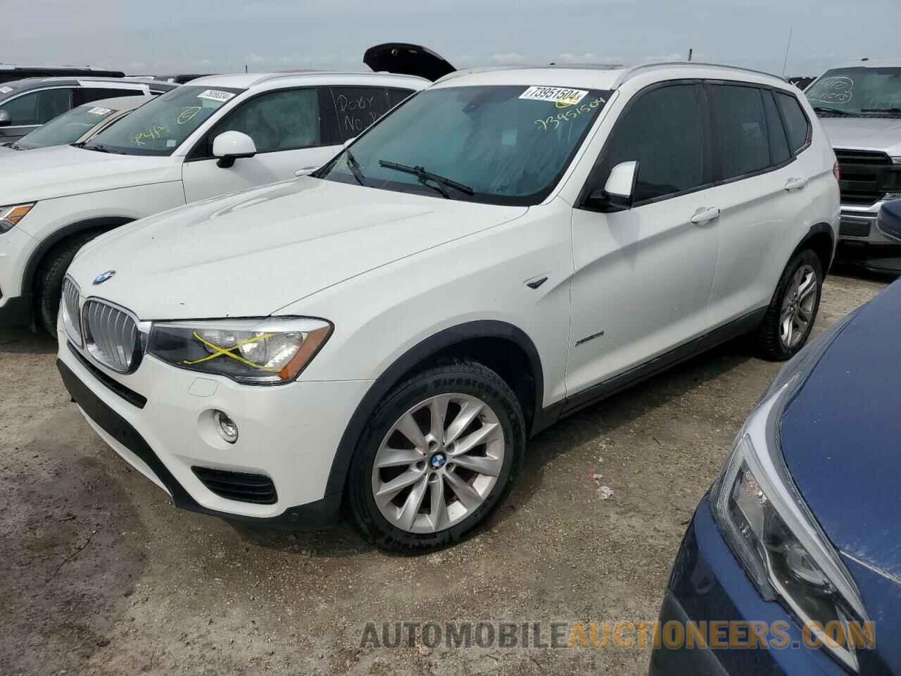 5UXWX9C58H0T13695 BMW X3 2017