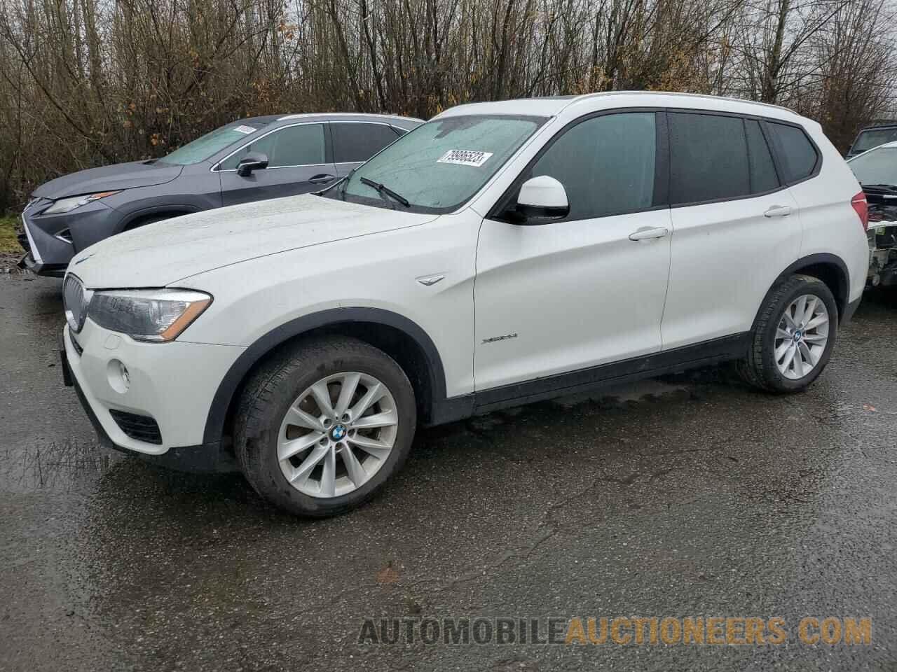 5UXWX9C58H0T13907 BMW X3 2017