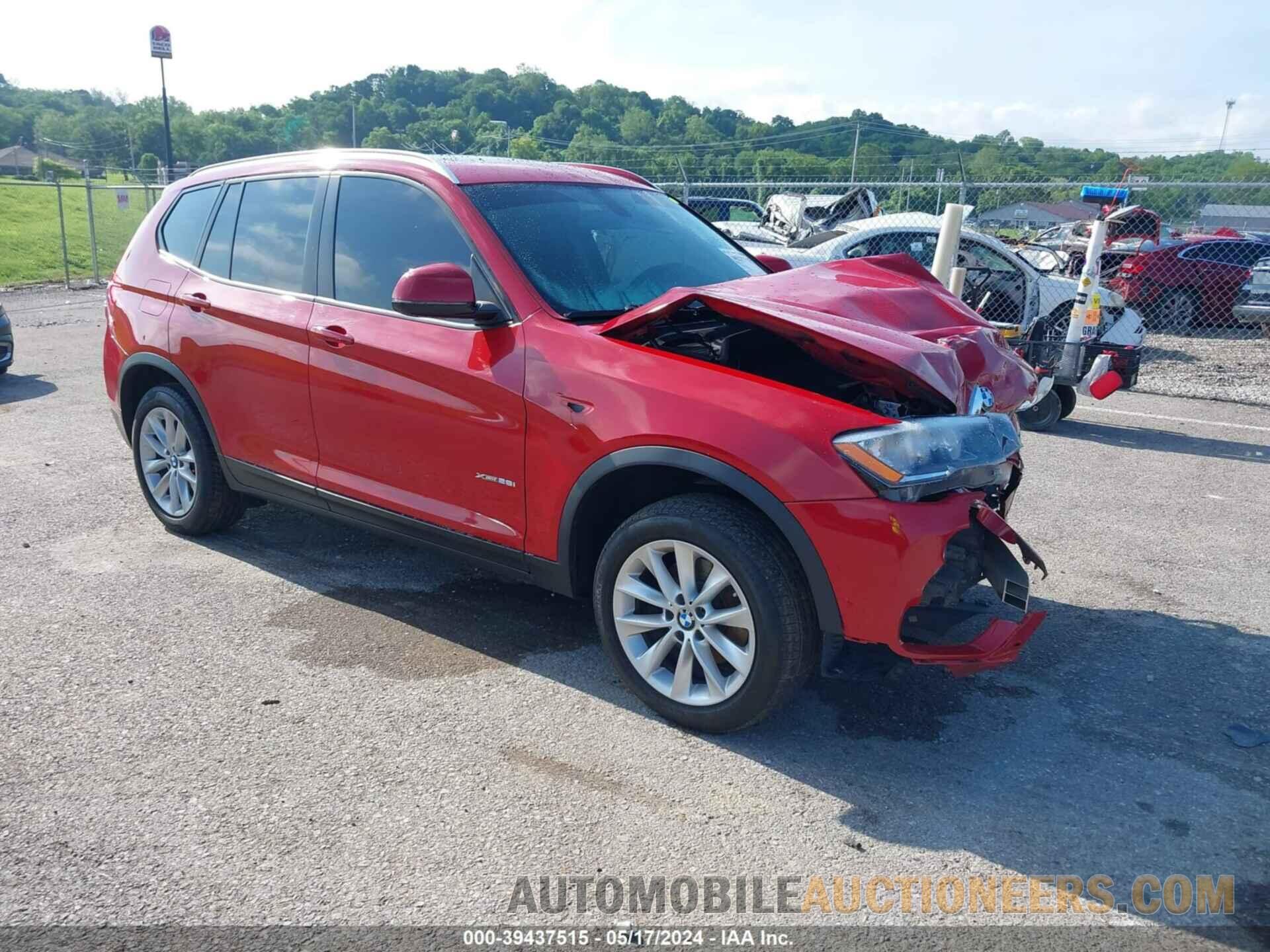 5UXWX9C58H0T14118 BMW X3 2017