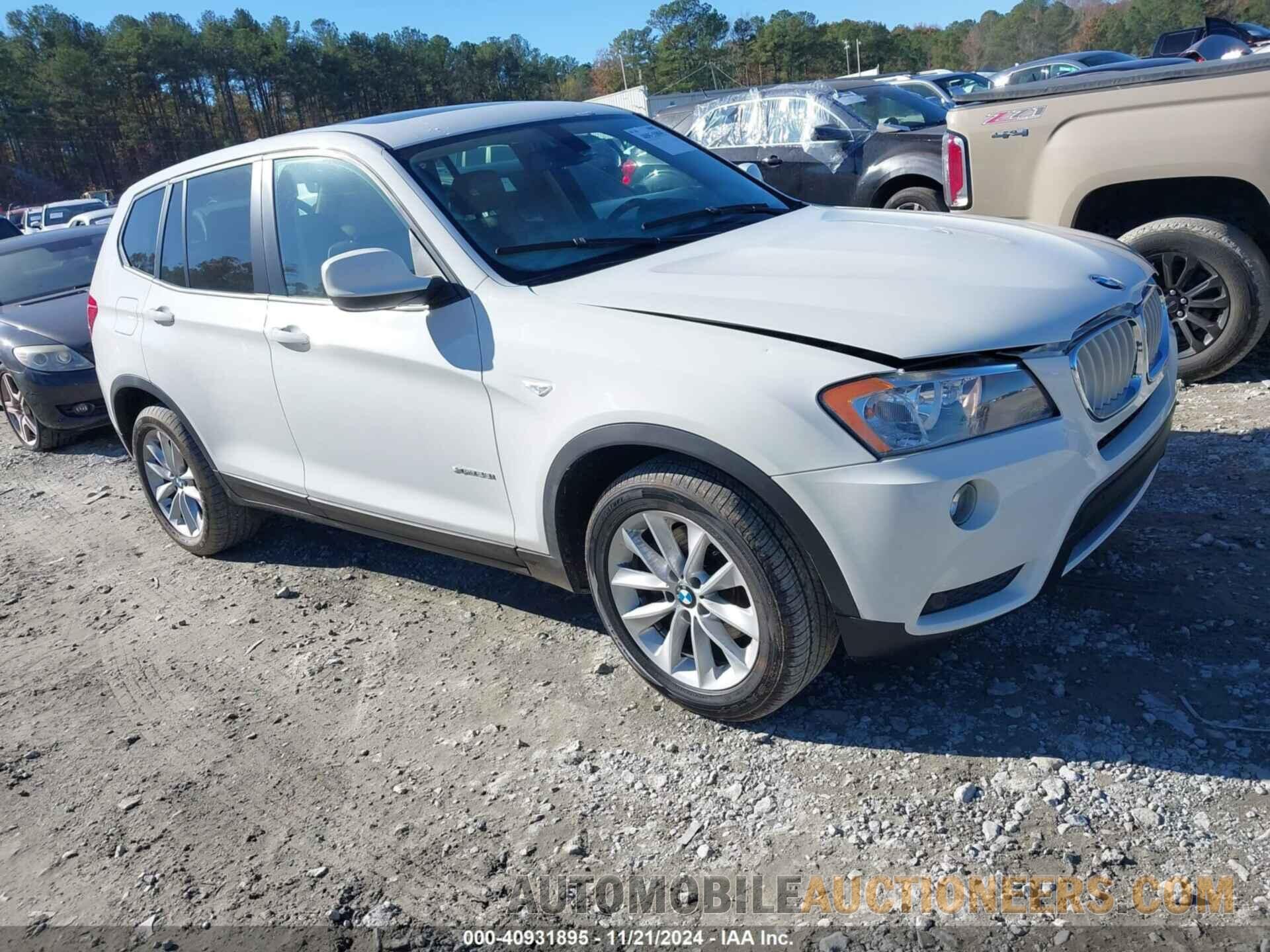 5UXWX9C59D0D02699 BMW X3 2013