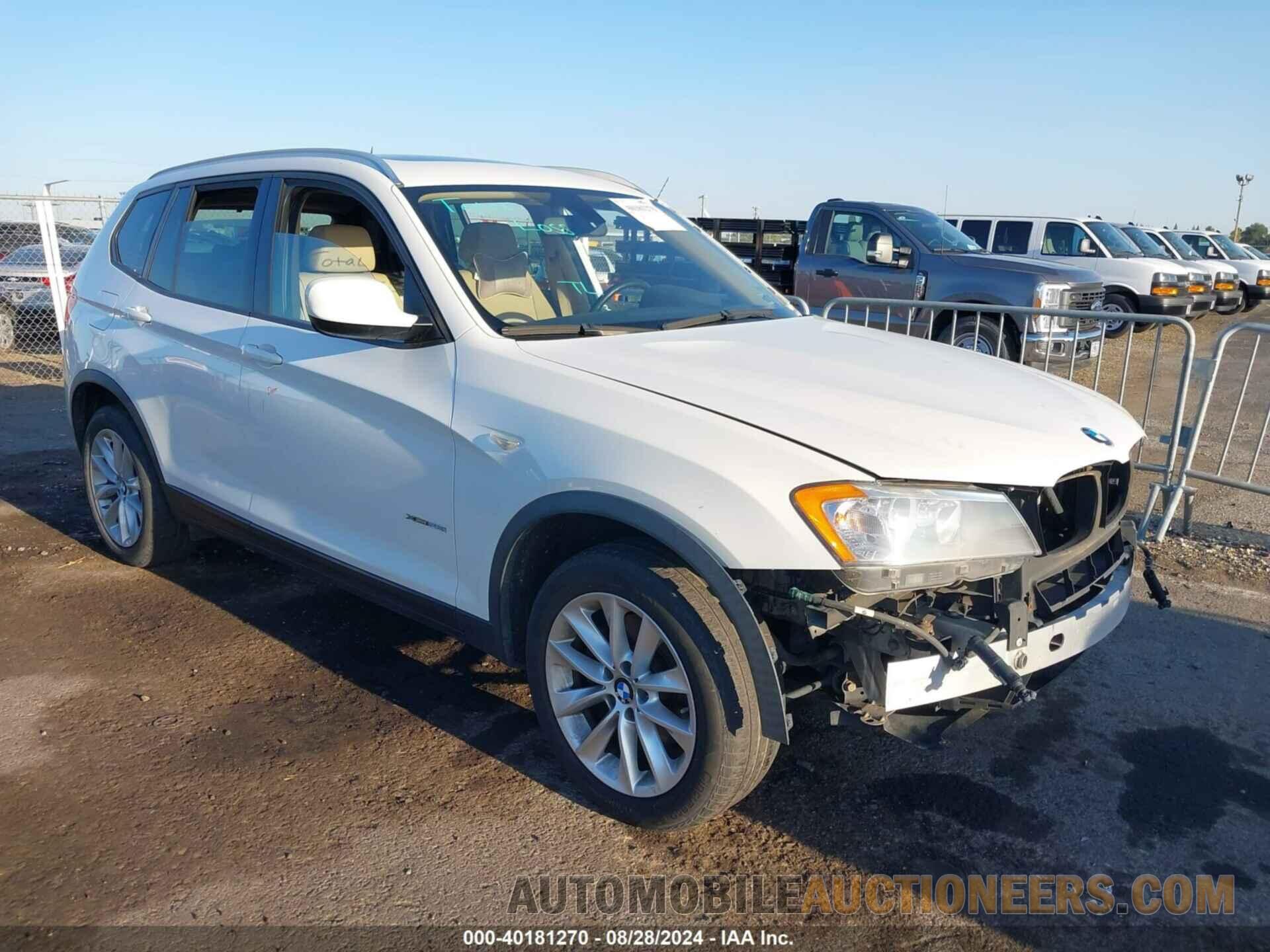 5UXWX9C59E0D27863 BMW X3 2014