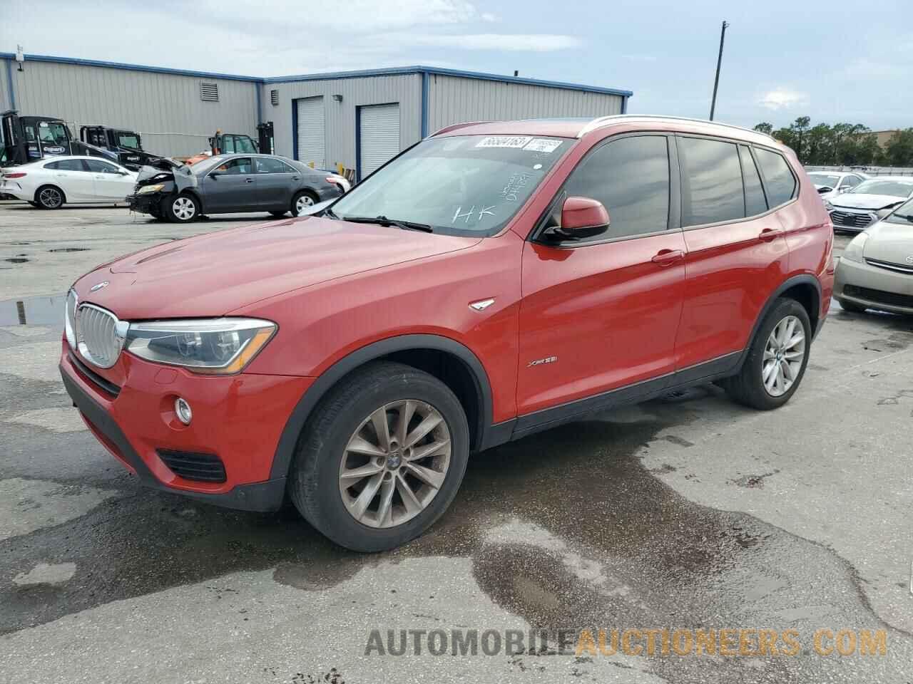 5UXWX9C59F0D44891 BMW X3 2015