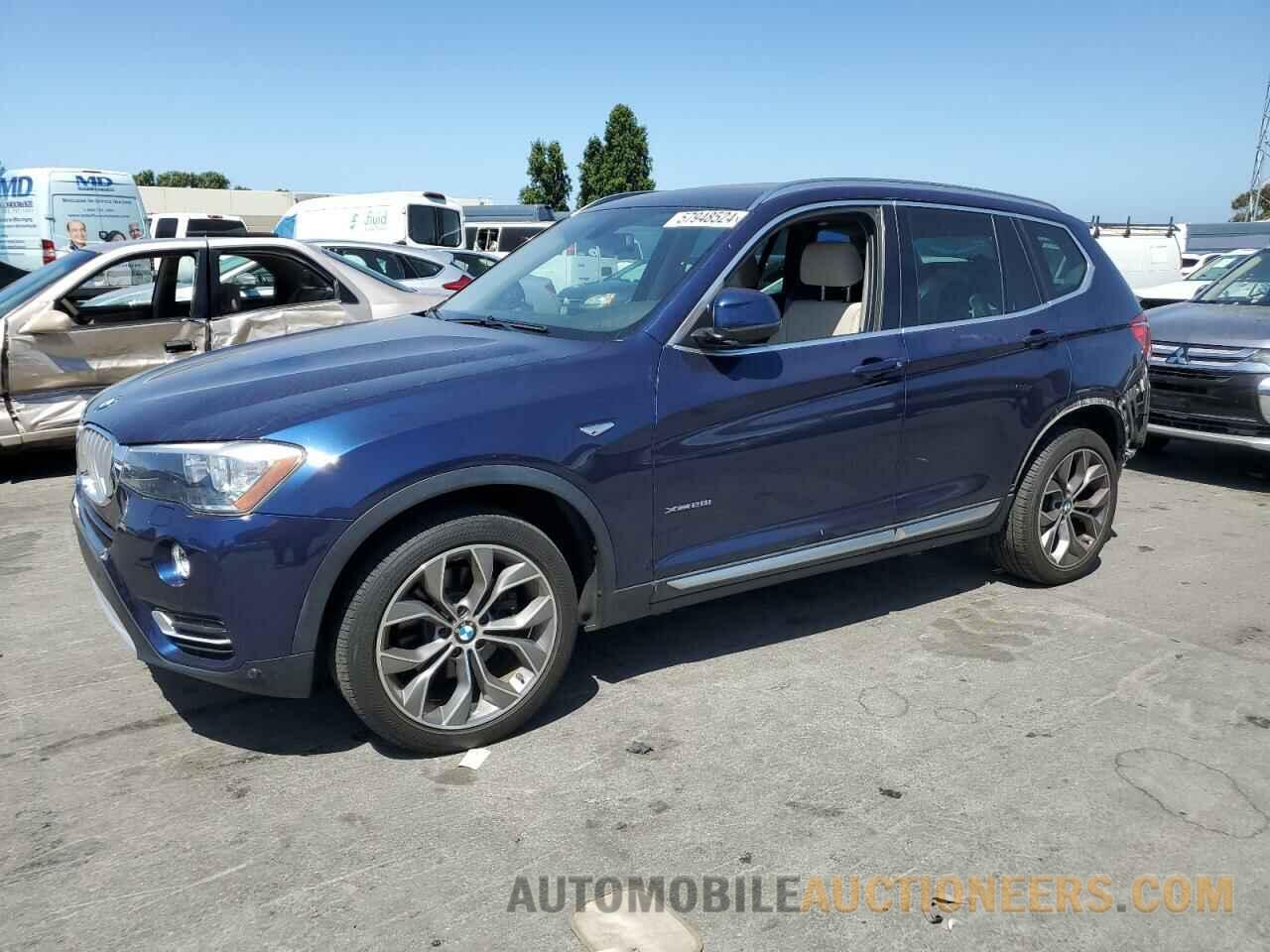 5UXWX9C59F0D49704 BMW X3 2015