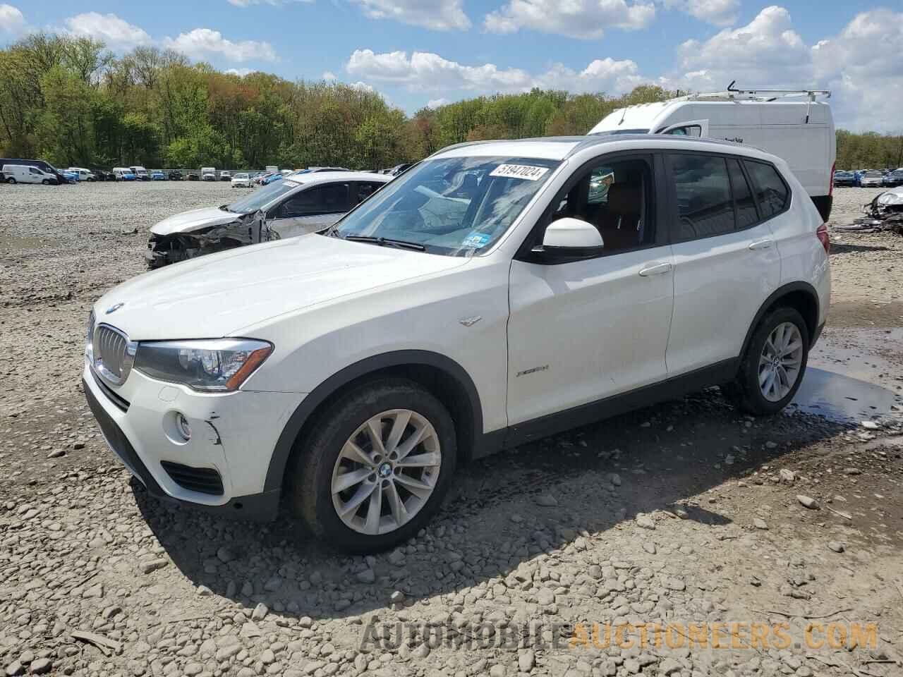 5UXWX9C59F0D52585 BMW X3 2015