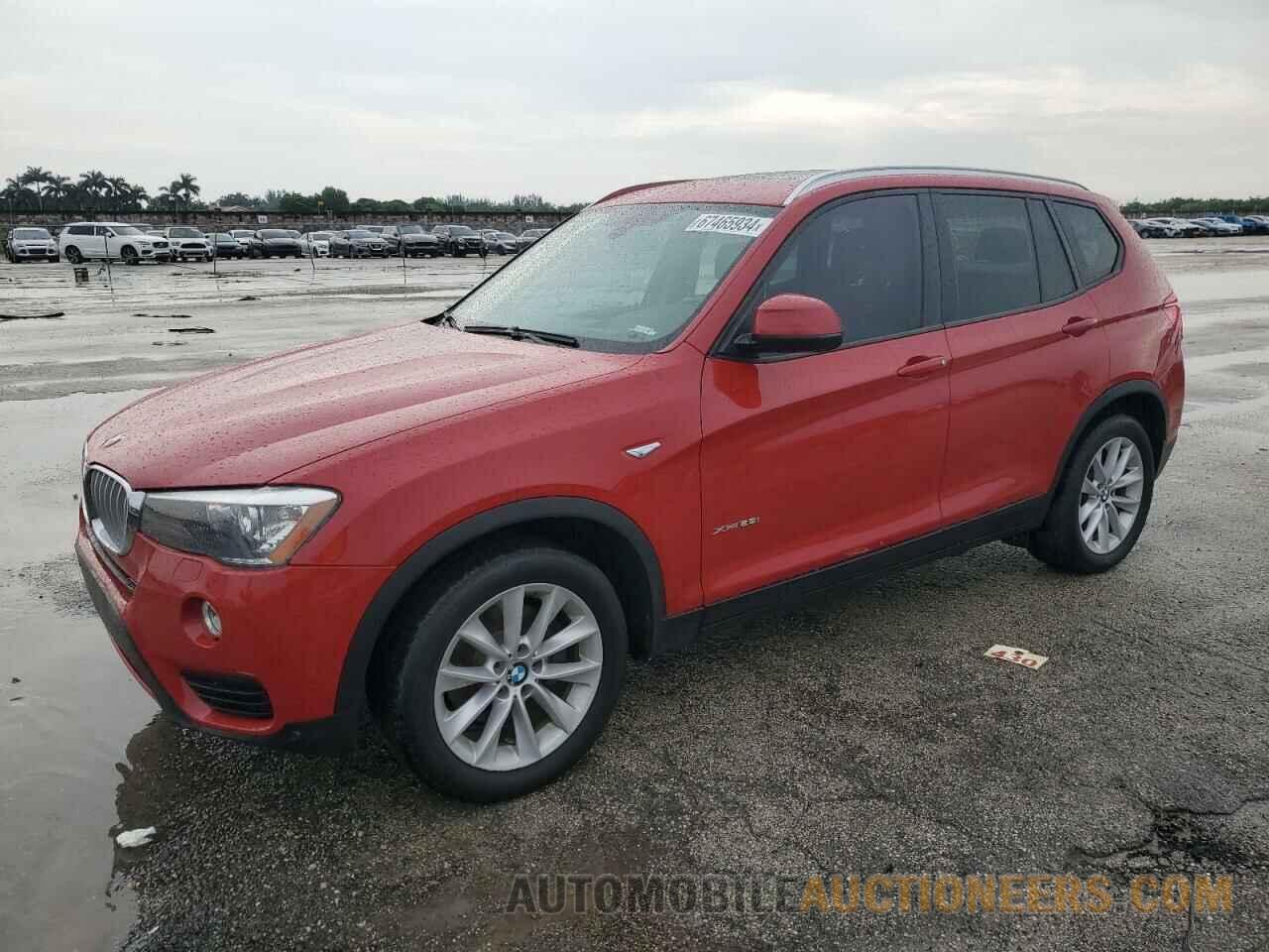 5UXWX9C59F0D52912 BMW X3 2015