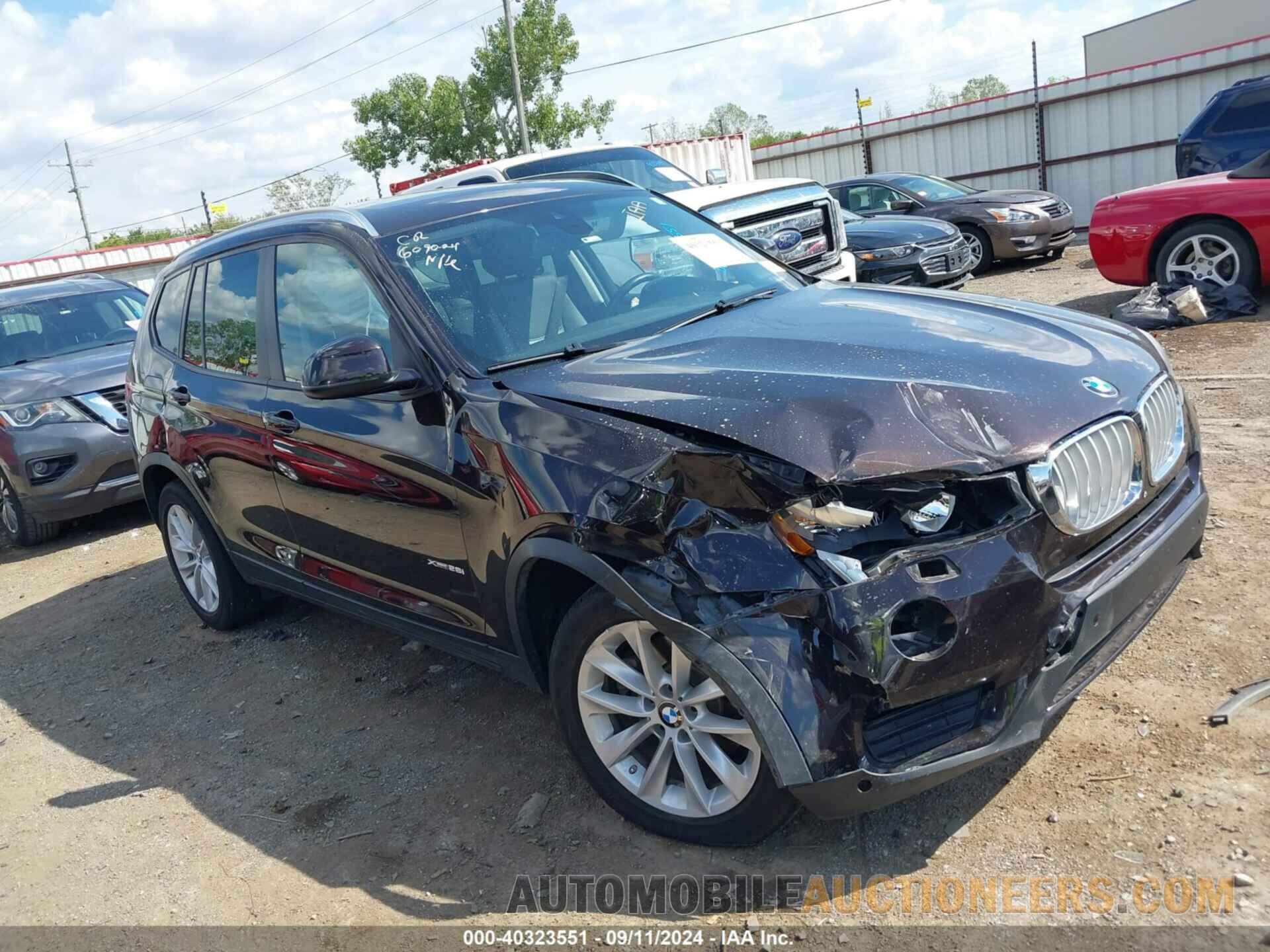 5UXWX9C59F0D60489 BMW X3 2015